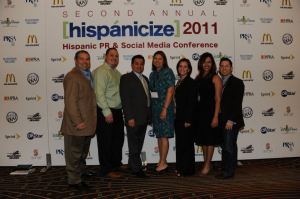 Here with my team from PR Newswire at the Hispanicize 2011 conference in Los Angeles, CA